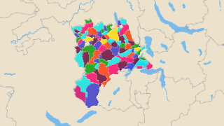 Karte der Gemeinden des Kantons Luzern Thumbnail