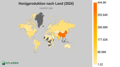 Honigproduktion nach Land (2024) Thumbnail