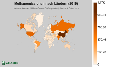 Methanemissionen nach Ländern 2026 Thumbnail