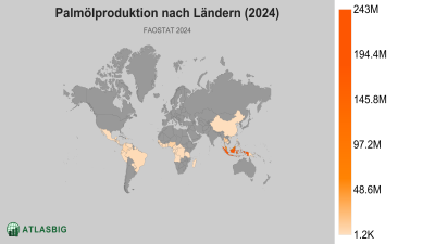 Palmölproduktion nach Ländern (2024) Thumbnail