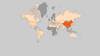 Karte der Länder nach Pfirsich- und Nektarinenproduktion Thumbnail