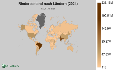 Rinderbestand nach Ländern (2024) Thumbnail