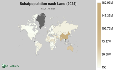 Schafpopulation nach Land (2024) Thumbnail