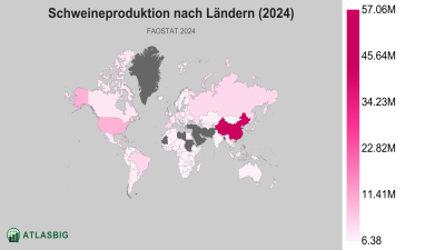 Schweineproduktion nach Ländern (2024) Thumbnail
