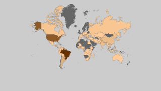 Karte der Länder nach Sojabohnenproduktion Thumbnail