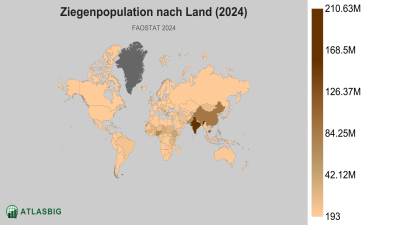 Ziegenpopulation nach Land (2024) Thumbnail