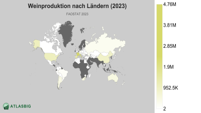 Weinproduktion nach Ländern (2023) Thumbnail