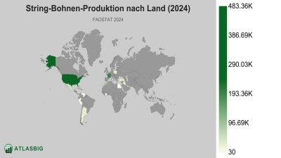 Länder nach der Produktion von grünen Bohnen Thumbnail