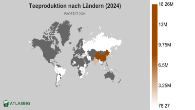 Teeproduktion nach Ländern (2024) Thumbnail