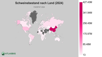 Schweinebestand nach Land (2024) Thumbnail